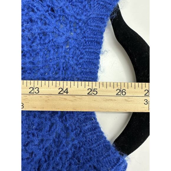 NY Collection Womens Sweater Size Petite Large Blue Knit - Picture 10 of 11